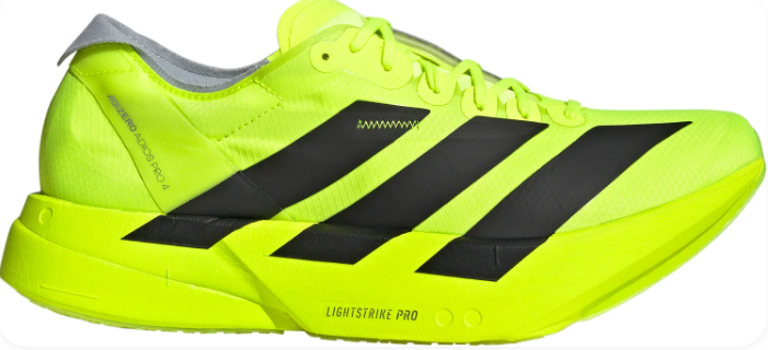 Adidas Adizero Adios Pro 4 Men's Running Shoes - Yellow
