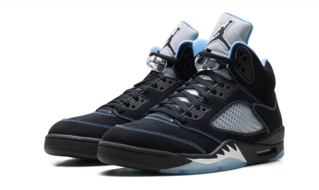 Air Jordan 5 Retro 'Black University Blue' (2026) DD0587-008 Men's Sneakers