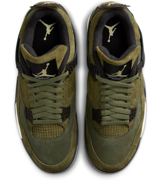 Air Jordan 4 Retro SE 'Craft - Olive' FB9927-200 Men's Sneakers