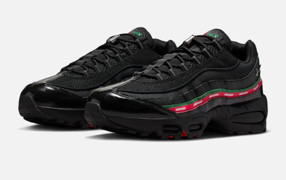 UNDEFEATED x Nike Air Max 95 SP – Black / Metallic Silver