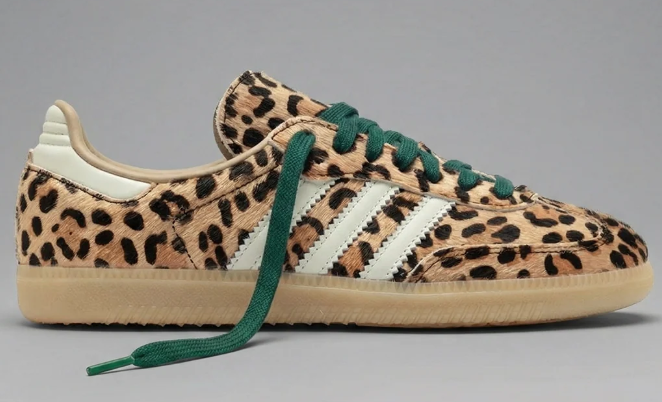Adidas Samba OG 'Leopard' Women's Sneakers - Magic Beige