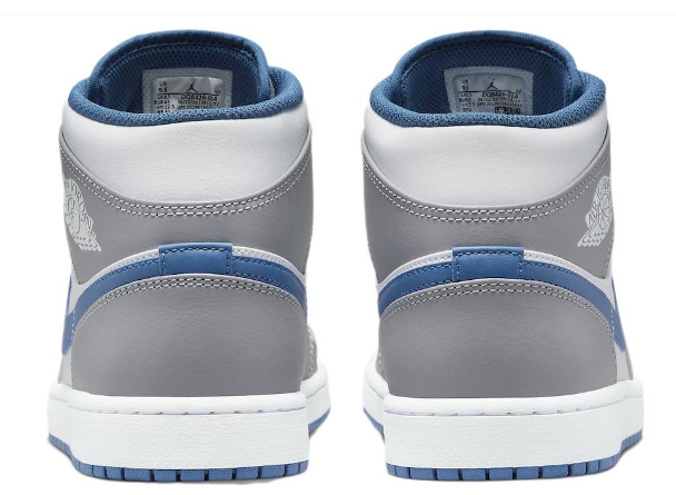 Air Jordan 1 Mid ‘Cement Grey / True Blue’ (DQ8426-014)