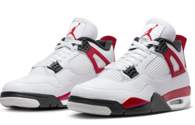 Air Jordan 4 Retro 'Red Cement' DH6927-161 Men's Sneakers