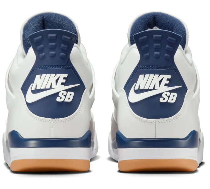 Air Jordan 4 Retro SB 'White Navy' DR5415-100 Men's Sneakers