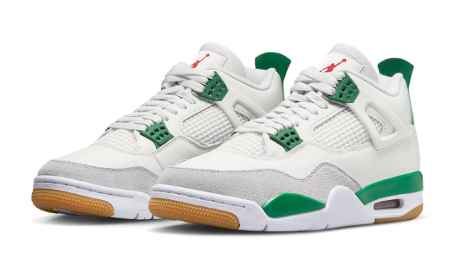 Air Jordan 4 Retro SB 'Pine Green' DR5415-103 Men's Sneakers