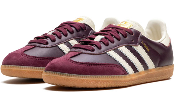 Adidas Samba OG WMNS 'Maroon / Cream White' | ID0479