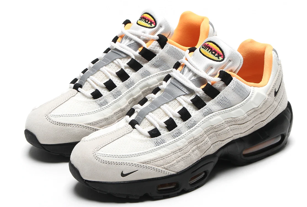 Nike SB FC Pack Air Max 95 'Sail / Black / Laser Orange' | IQ8395-100