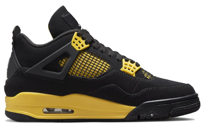 Air Jordan 4 Retro 'Thunder' DH6927-017 Men's Sneakers