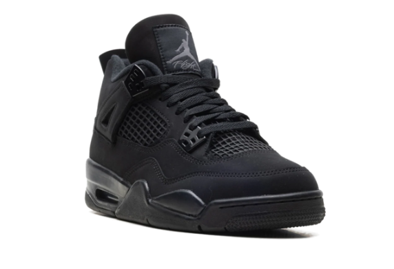 Air Jordan 4 Retro GS 'Black Cat' (2025) IB4171-010 Kids Sneakers