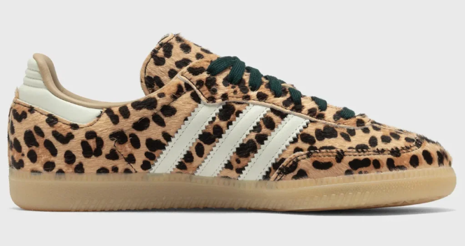 Adidas Samba OG 'Leopard' Women's Sneakers - Magic Beige