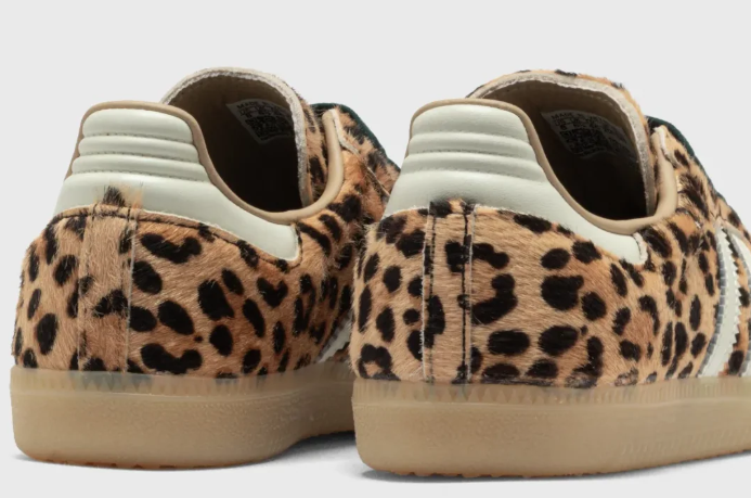 Adidas Samba OG 'Leopard' Women's Sneakers - Magic Beige