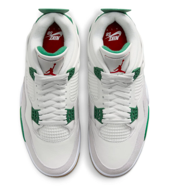 Air Jordan 4 Retro SB 'Pine Green' DR5415-103 Men's Sneakers